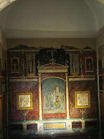 A Villa Livia egyik falfestménye - Palazzo Massimo Római kirándulás